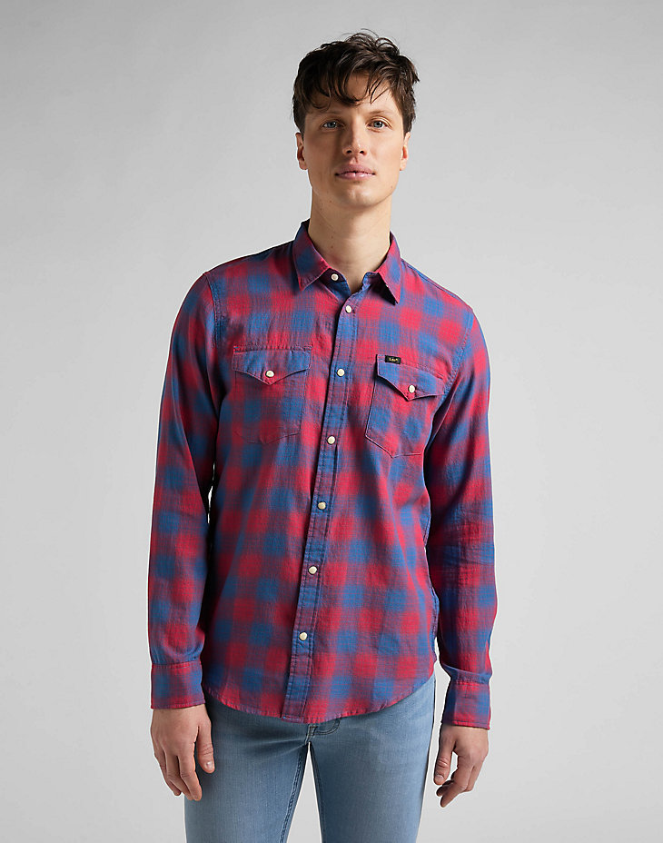 Clean Regular Western Shirt in Real Red alternative view 2