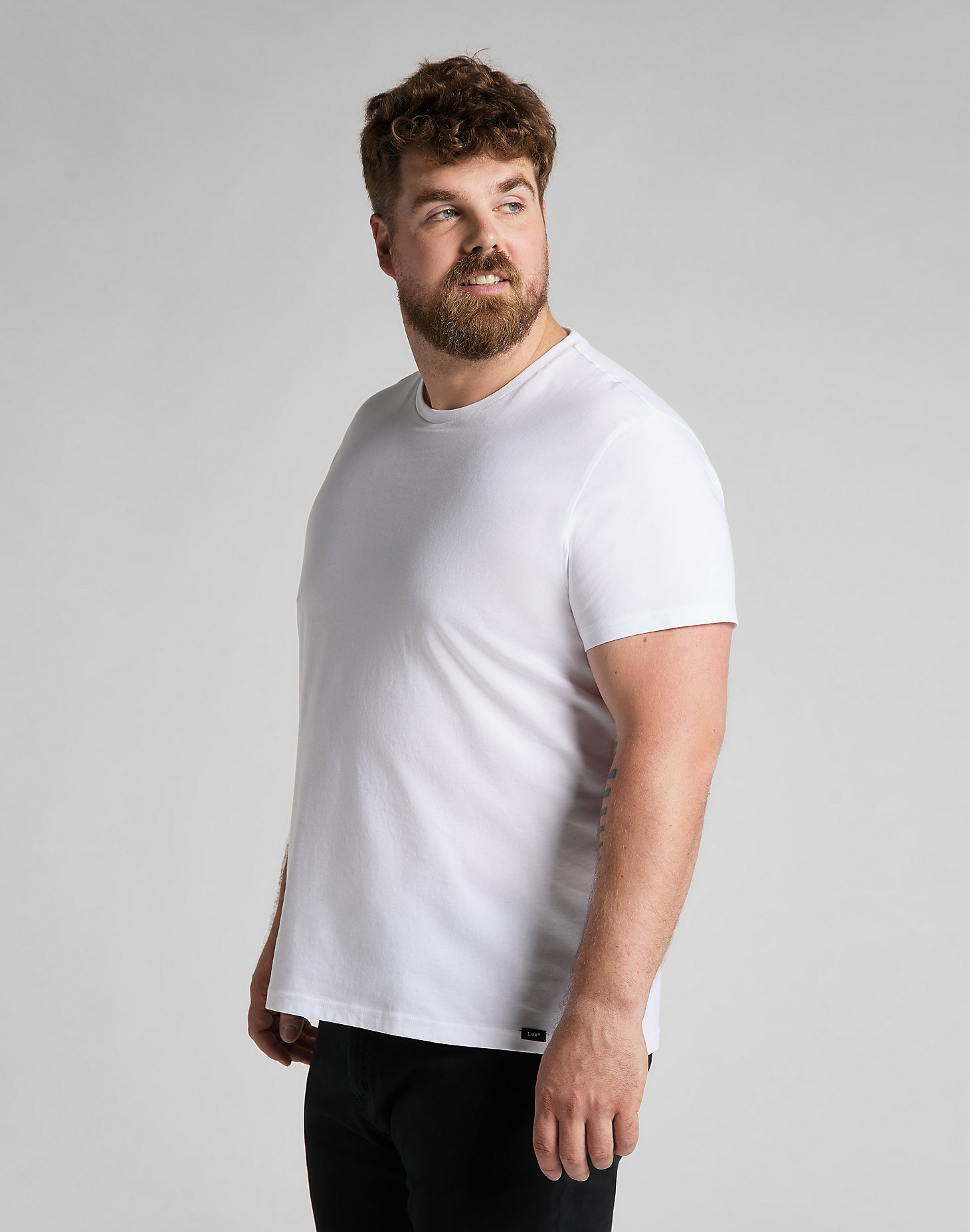 Twin Pack Crew Tee in White alternative view 5