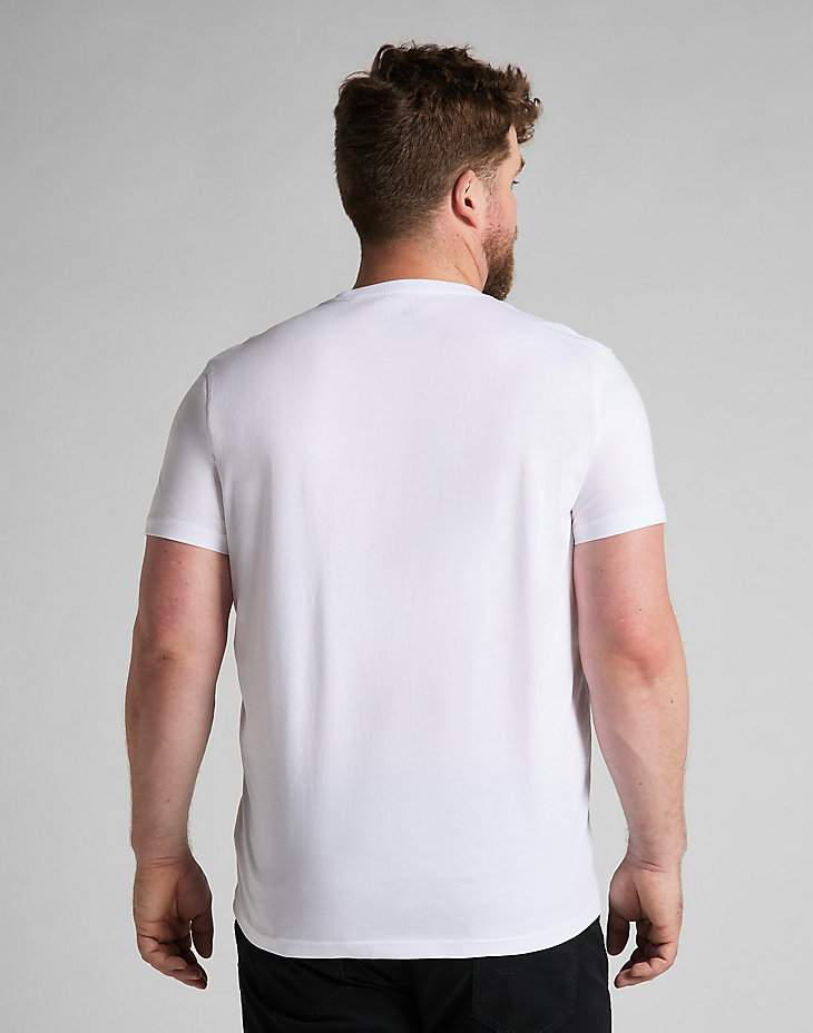 Twin Pack Crew Tee in White alternative view 7