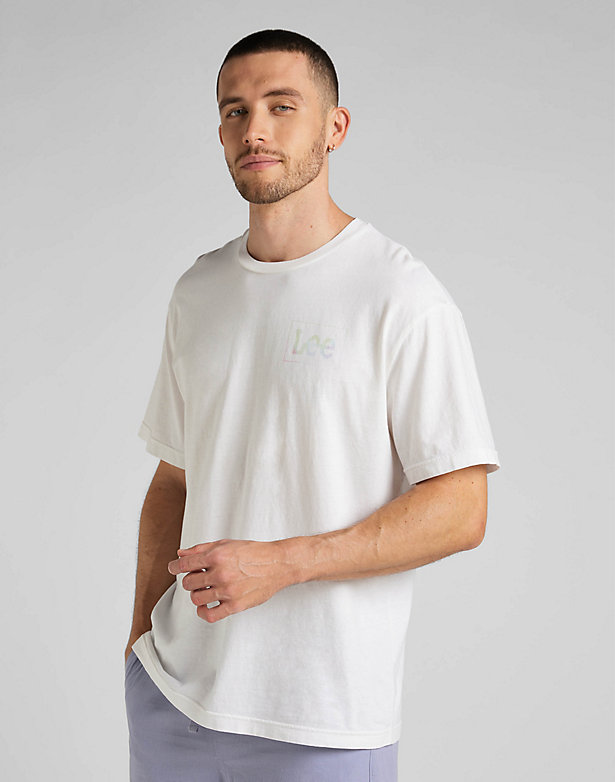 Logo Loose Tee in Bright White