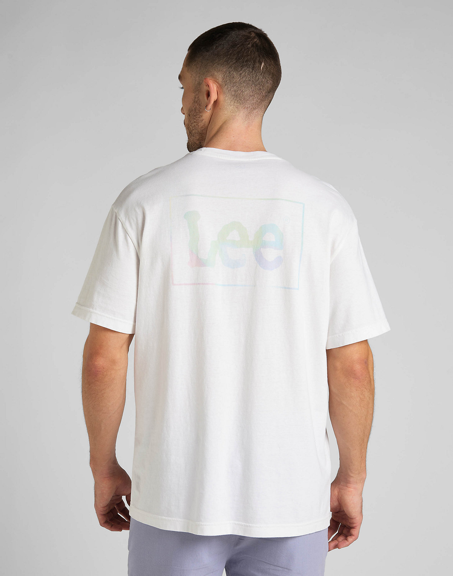 Logo Loose Tee in Bright White alternative view 1