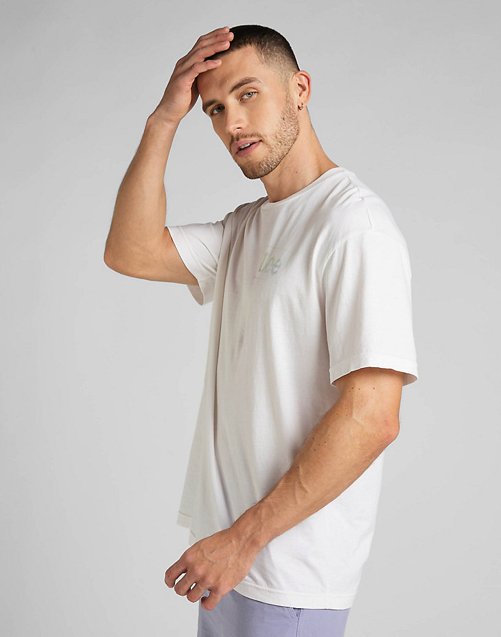 Logo Loose Tee in Bright White alternative view 3
