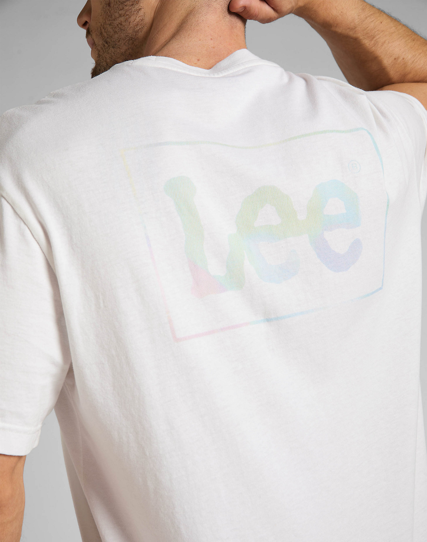 Logo Loose Tee in Bright White alternative view 4