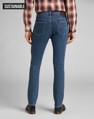 lee rider cropped jeans