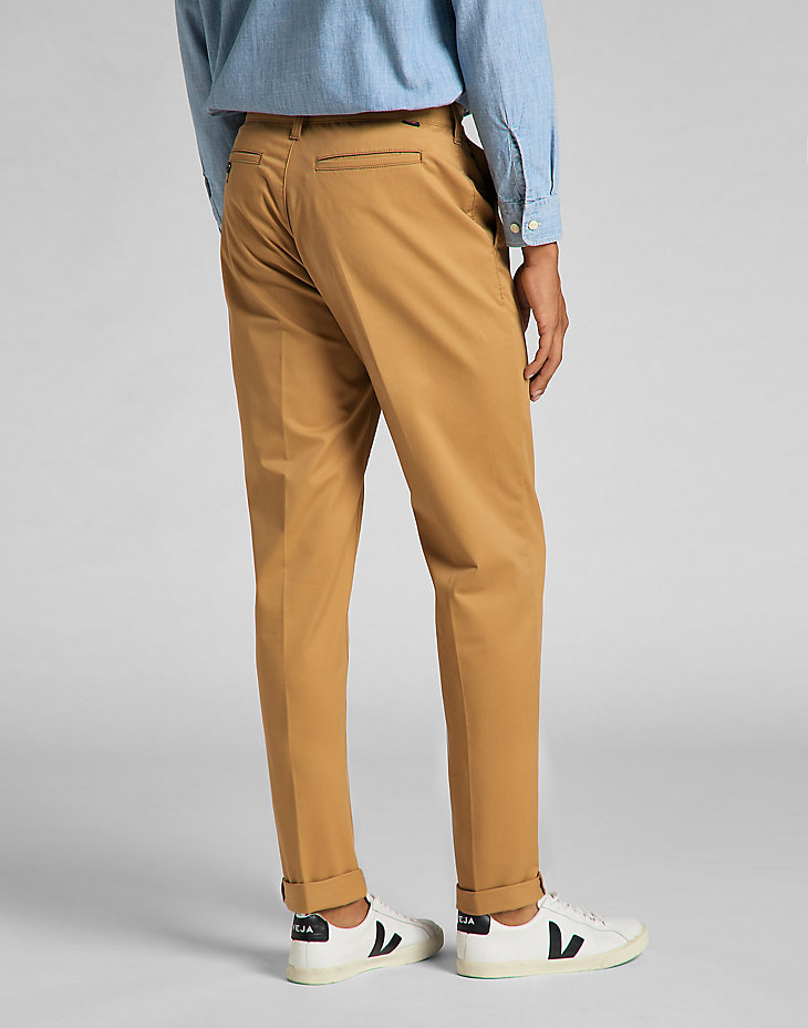 Tapered Chino in Tobacco Brown alternative view 3