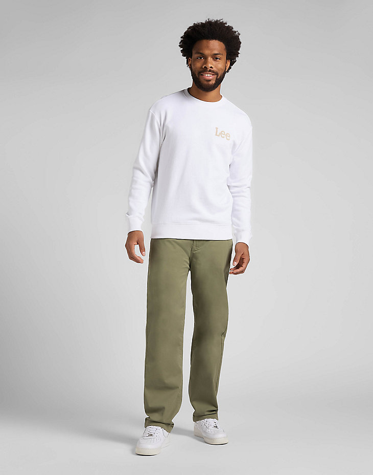 Relaxed Chino in Olive Green main view