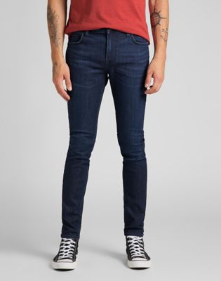 lee skinny men's black jeans