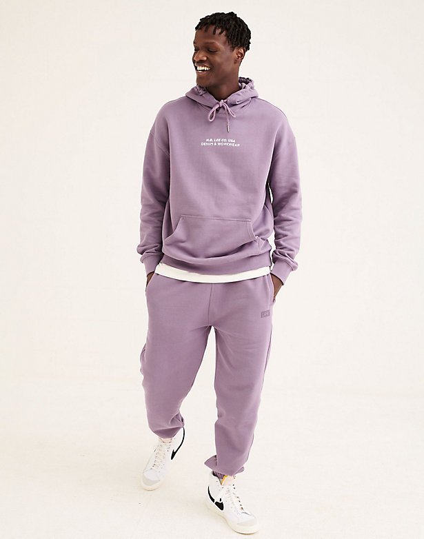 Sweat Pant in Washed Purple
