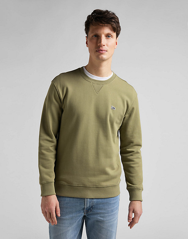 Vintage Lee Sweatshirt Lee Crewneck Pullover Sweater Plain Sweatshirt Vintage Plain Sweaters Blank Sweatshirt Lee Jeans Light Brown Size M