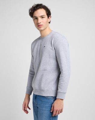 Lee Crew Neck Sweatshirt, Grey at John Lewis & Partners