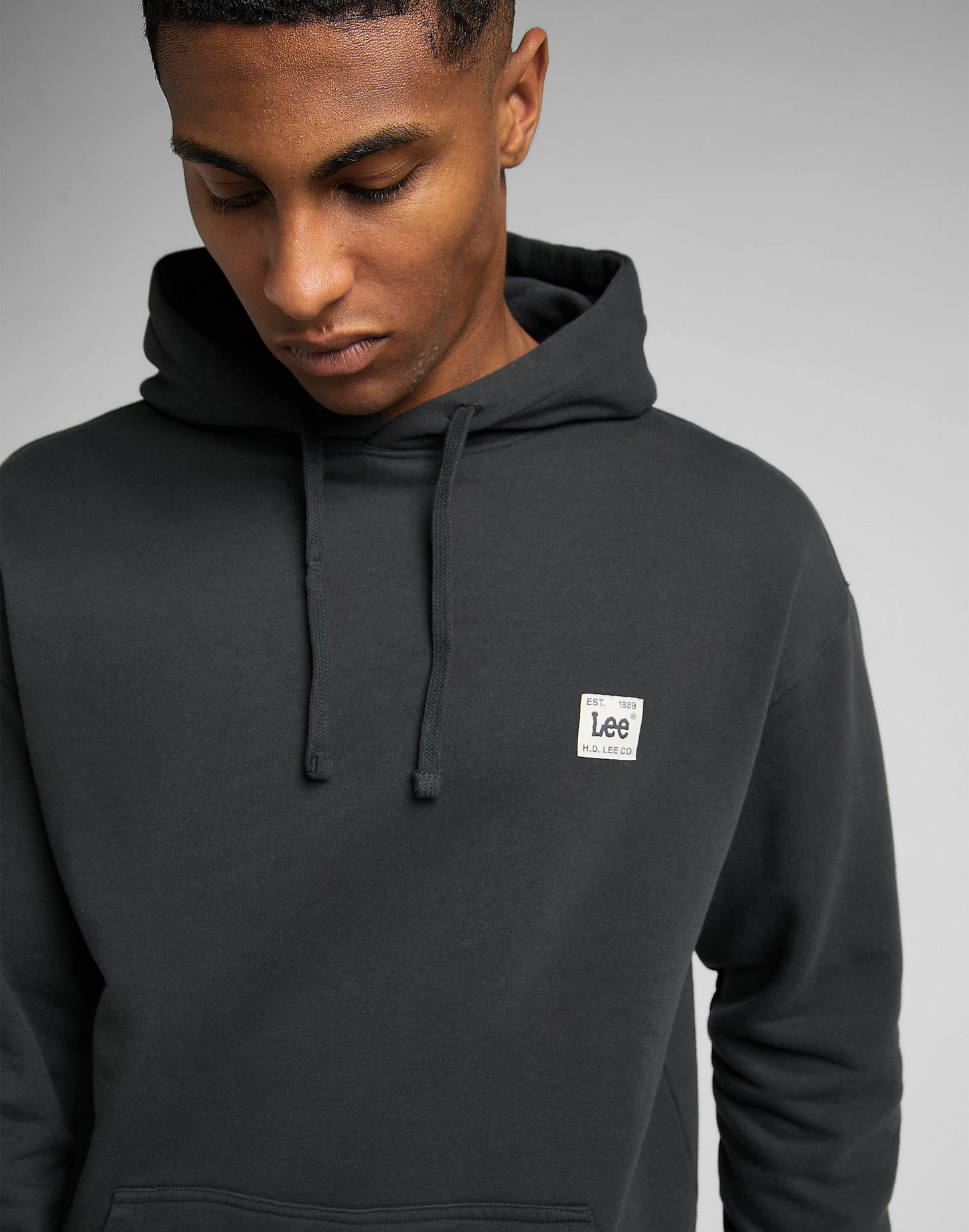 Core Loose Hoodie in Washed Black alternative view 4