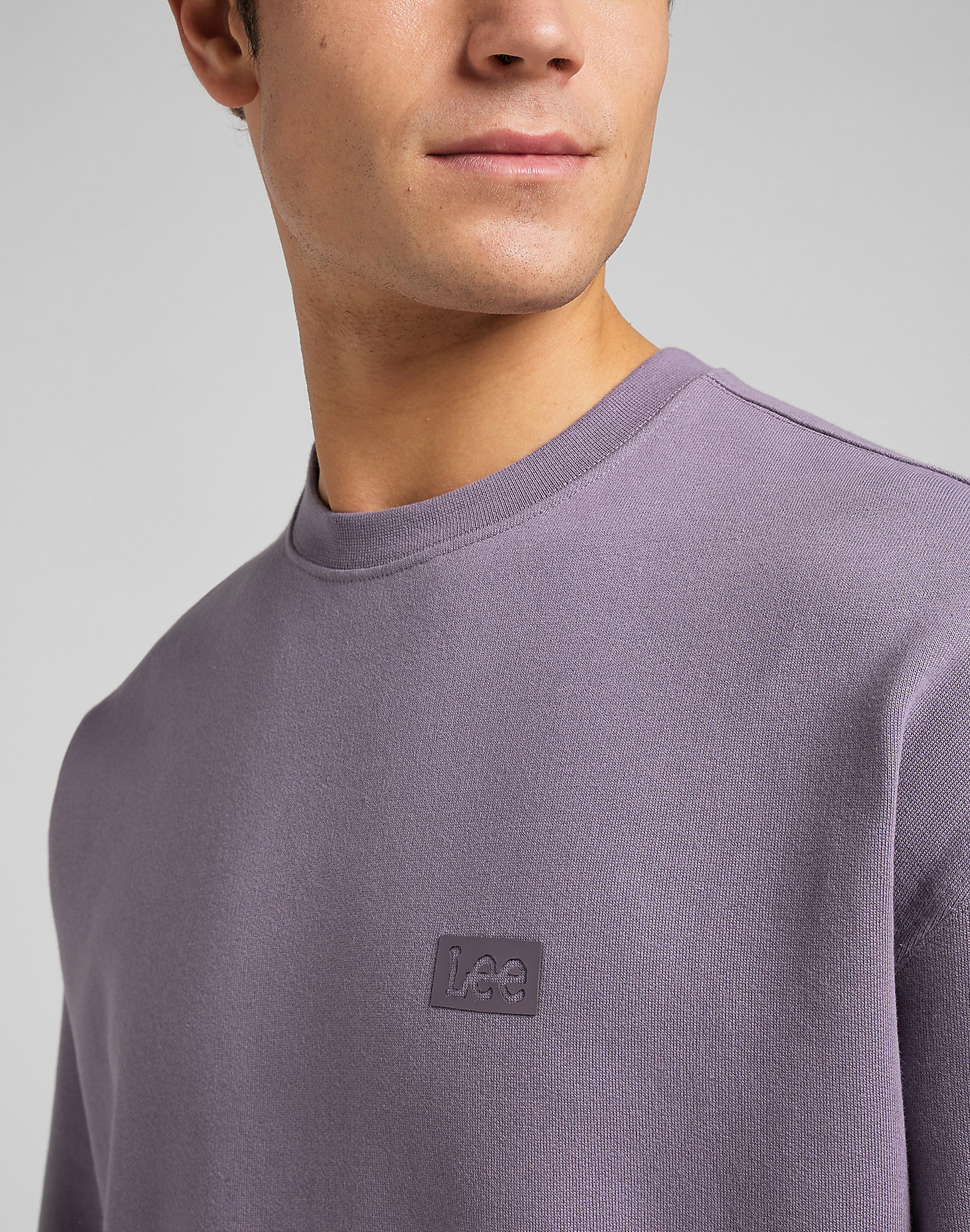 Core Loose Crew in Washed Purple alternative view 4