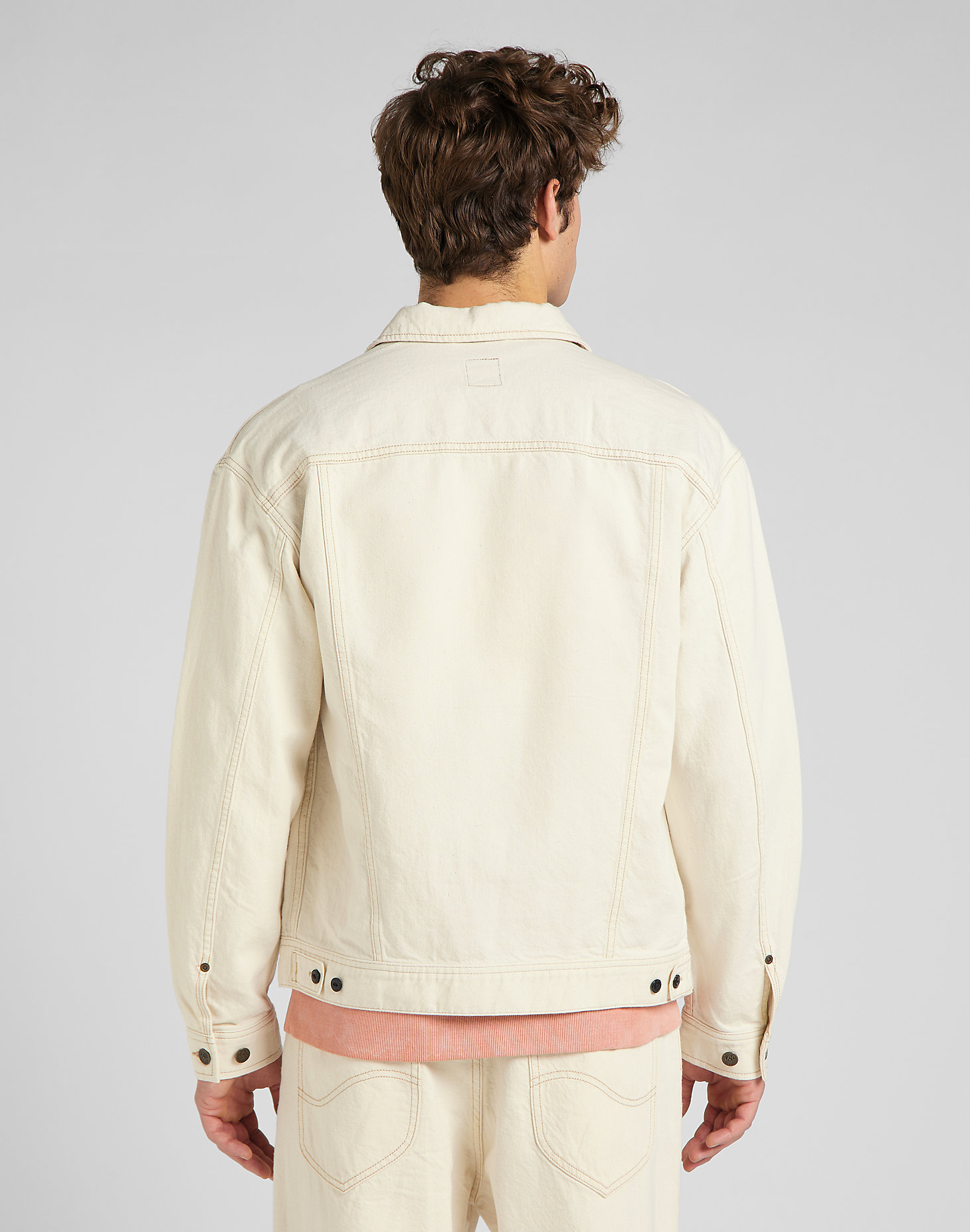 Relaxed Rider Jacket in Ecru alternative view 4