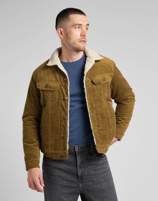 levi's khaki sherpa jacket