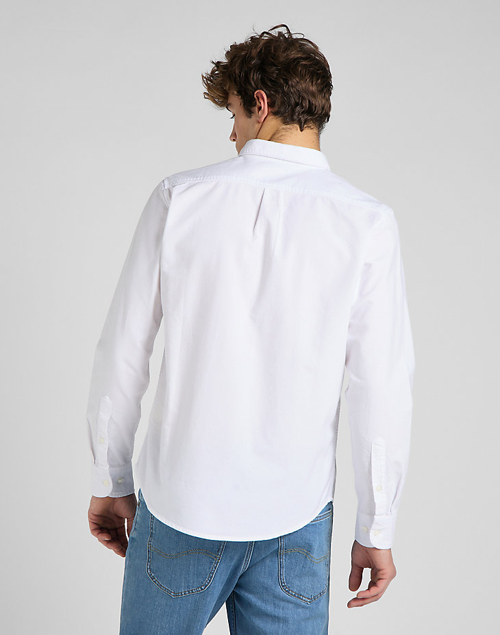 Button Down Shirt in Bright White alternative view