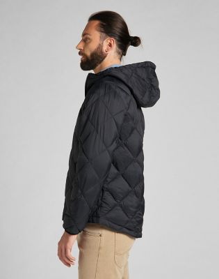 Hooded lightweight hot sale puffer jacket