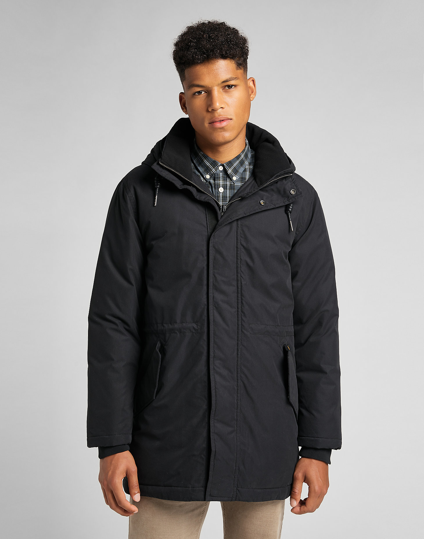 Essential Parka in Black main view