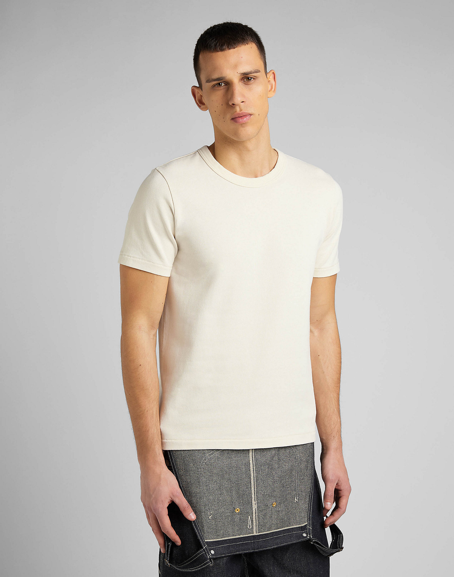 101 Core Tee in Raw Cotton main view