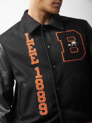 Lee® x The Brooklyn Circus® Varsity Jacket in Black | Lee® x The Brooklyn  Circus® | Lee®