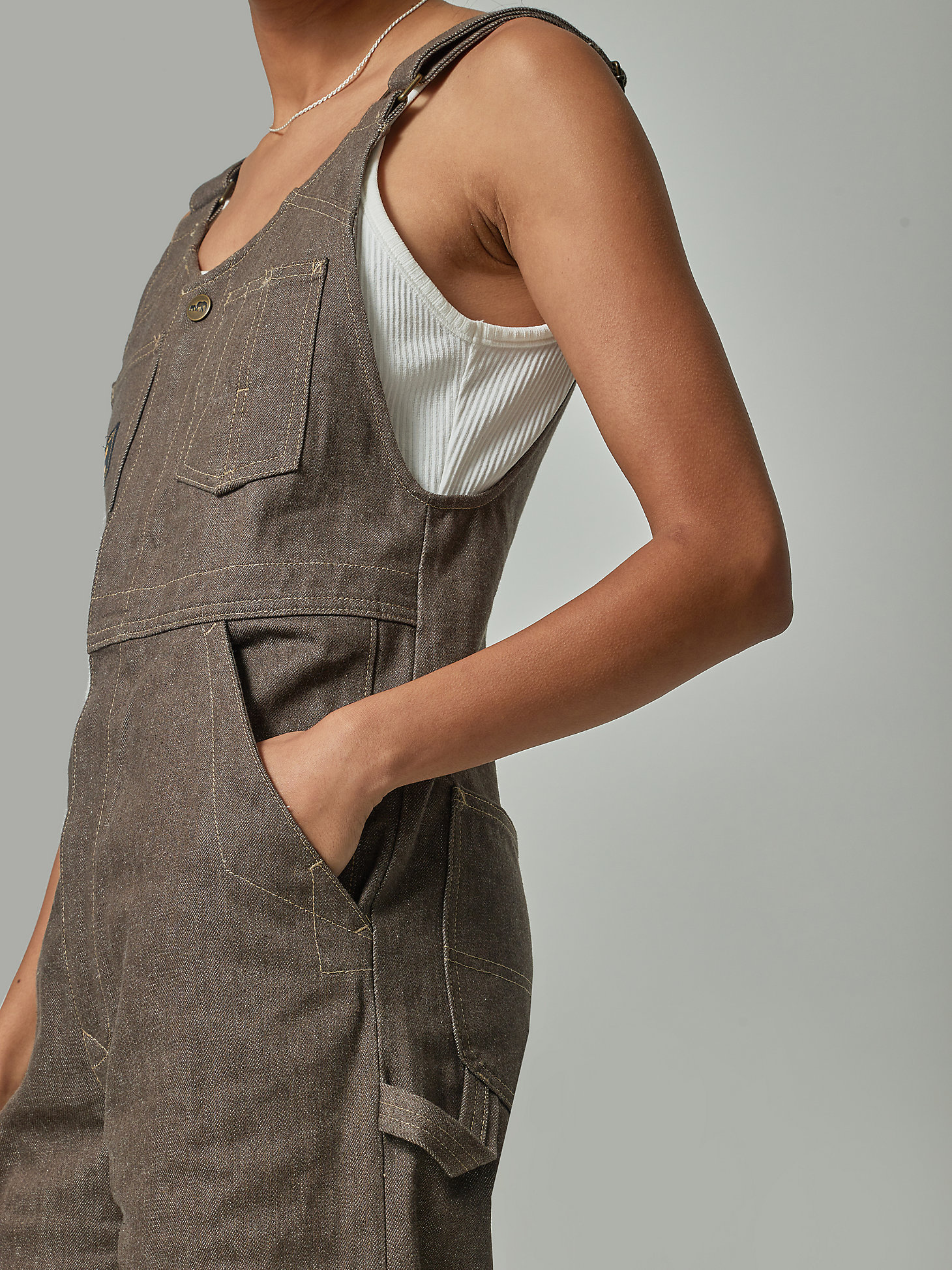 Lee® x The Brooklyn Circus® Whizit Overall in Brown alternative view 3