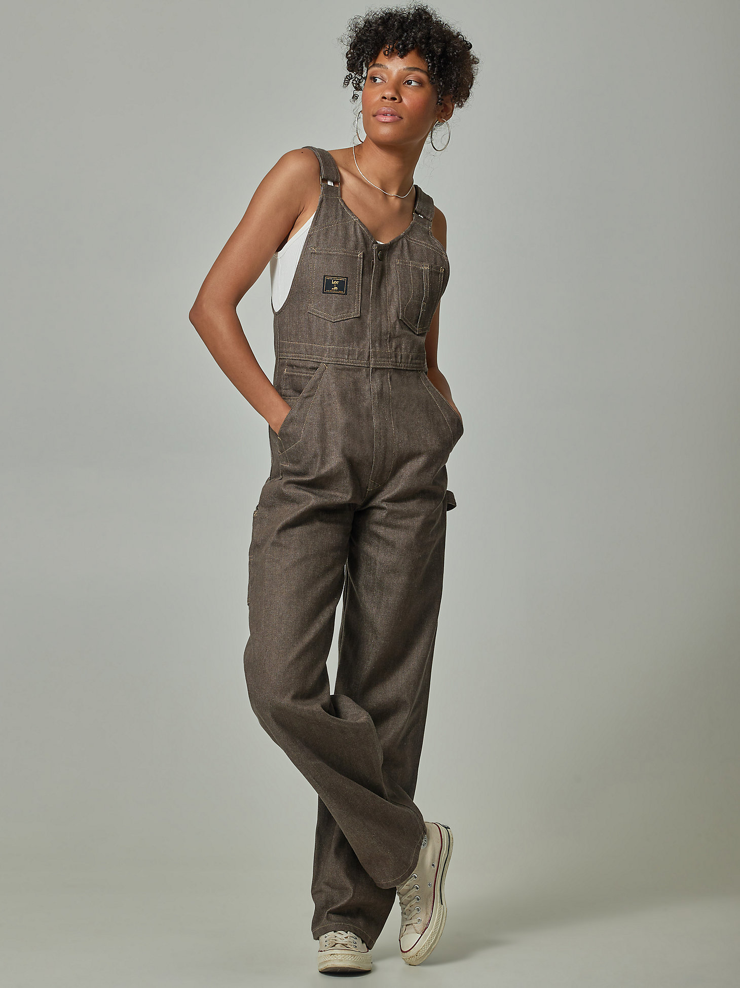 Lee® x The Brooklyn Circus® Whizit Overall in Brown alternative view 6