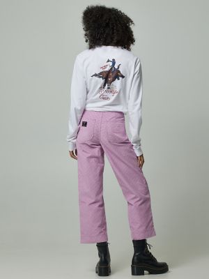 Lee® x The Brooklyn Circus® Long Sleeve Jersey Tee in White alternative view 3