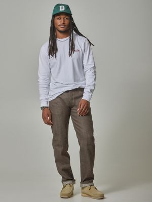 Lee® x The Brooklyn Circus® Long Sleeve Jersey Tee in White alternative view 5