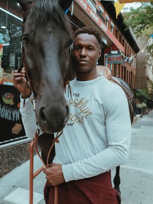 Lee® x The Brooklyn Circus® Long Sleeve Jersey Tee in Grey Mele | Lee® x  The Brooklyn Circus® | Lee®