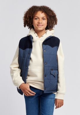 Western Gilet in Navy Blazer