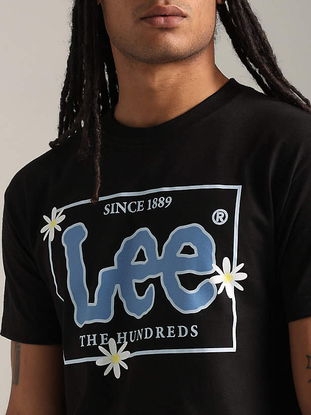 Lee® x The Hundreds® Flower Graphic Tee in Black