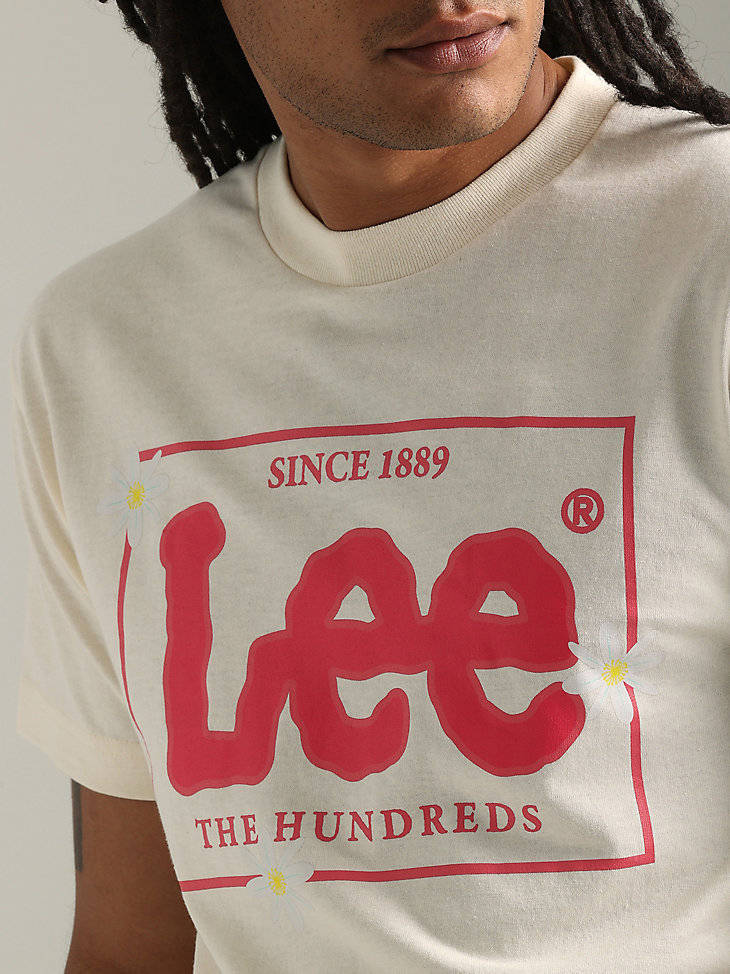 Lee® x The Hundreds® Flower Graphic Tee in Cream main view