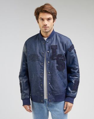 Schott on sale navy jacket